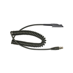 Cable para auricular HDS-EMB con atenuación de ruido para radios Motorola HT-750/ 1250/ 1550, PRO-5150/ 5550/ 7150/ 9150, MTX-850LS, PTX-700/ 760/ 780, Baofeng.