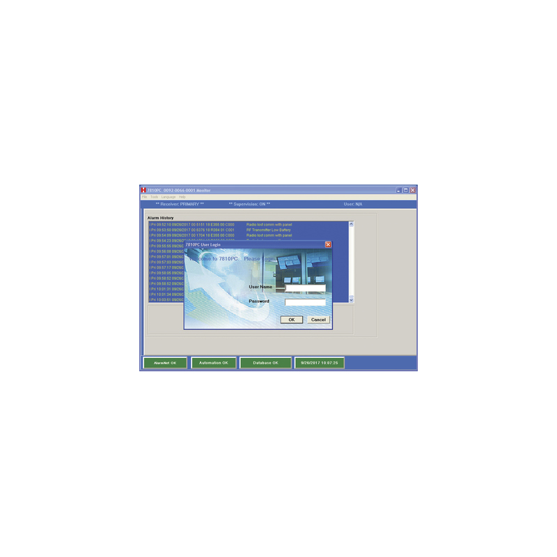 Software de Recepcion de Eventos de Alarma por IP o 3G/4G No requiere IP Publica Fija o Servicios de Nombres de Dominio DDNS