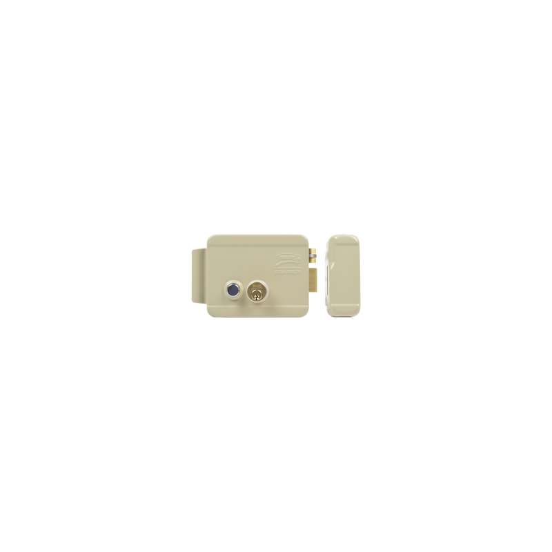 Cerradura Eléctrica / Incluye Llave / Derecha/ Con Botón integrado /Exterior