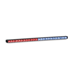 Luz de Advertencia LATITUDE.  Con 4 módulos rojos, 4 módulos azules (R-R-R-R-A-A-A-A)