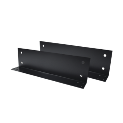 Rack de 2 Postes, Estándar 19", 45 Unidades, Fabricado en Acero, Base "L" para Anclar a Piso.