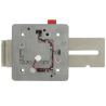 Kit de Protección para Ojo de Cerradura SC112 / Compatible con Detectores de Vibración Sísmica SC Series / Placa Base y Cubierta de Acero / Instalación en Puertas de Bóvedas y Cajas Fuertes / Incluye Plano de Perforaci&o