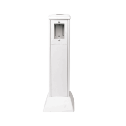 Mini columna para concentrar, distribuir y ordenar cables de energía eléctrica o puertos de datos de telecomunicaciones (10000-01000) 