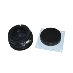 Placa y Goma pasamuro para cable coaxial de 1-1/4"