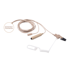 Kit de Micrófono-Audífono profesional de 3 cables para KENWOOD NX-200/300/410, TK-480/2180/3180
