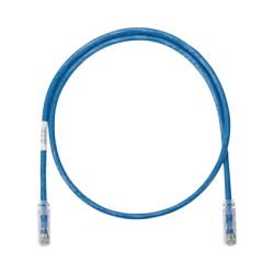 Cable de parcheo UTP Categoría 6, con plug modular en cada extremo - 1 m. - Azul