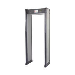 Arco Detector de Metales de 33 Zonas con Anclaje para Fijarse al Piso. Incluye Sensor IR para evitar falsas Alarmas / Certificado por la Administración Federal de Aviación de EE. UU. (FAA)
