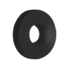 Rollo de Cinta de Contacto, de 15 Pies (4.5m) de Largo, 19.1 mm de Ancho, Color Negro