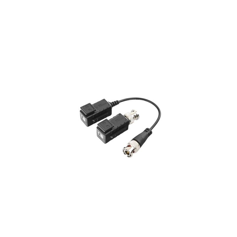 Kit de Transceptores (Baluns) con Terminal PUSH SUPERIOR, Resolución 4K , Cable flexible COAXIAL Blindado / COAXITRON / AUDIO POR COAXITRON / Menu OSD /Conector 100% COBRE / protección TVS, Calidad PREMIUM