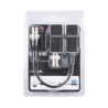 Kit de Transceptores (Baluns) con Terminal PUSH SUPERIOR, Resolución 4K , Cable flexible COAXIAL Blindado / COAXITRON / AUDIO POR COAXITRON / Menu OSD /Conector 100% COBRE / protección TVS, Calidad PREMIUM