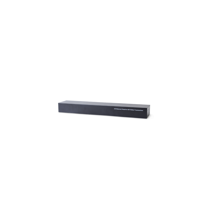 (TRANCEPTOR) RECEPTOR DE VIDEO PASIVO DE 16 CANALES / Resolución 4K / Compatible con cable UTP Cat 5e/6 / Compatible con HD-TVI/CVI/AHD/CVBS / TODO INCLUIDO PARA RACK / Protección Interconstruida contra sobretensión.
