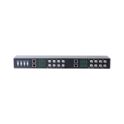 (TRANCEPTOR) RECEPTOR DE VIDEO PASIVO DE 16 CANALES / Resolución 4K / Compatible con cable UTP Cat 5e/6 / Compatible con HD-TVI/CVI/AHD/CVBS / TODO INCLUIDO PARA RACK / Protección Interconstruida contra sobretensión.