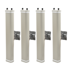 Kit de Antenas Sectoriales, 2.4 GHz, 14 dBi, 2 N-Hembra, 70°, polaridad cruzada, para series A8/A8n/A2
