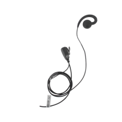 Micrófono de solapa con audífono ajustable al oído para Radios TE320 / TC-610P/TC-780