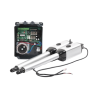 Kit de brazos para automatizar portones vehiculares abatibles de 2 hojas/ 3 Mts / 300 Kg / Uso solo residencial / Compatible con respaldo de energía 