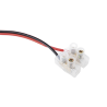 Cable de Alimentación con Conector Macho a Bloque de Terminal Atornillable / Calibre 18 AWG / Longitud  28.5 cm / Ideal para alimentacion de Cámaras.