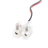 Cable de Alimentación con Conector Macho a Bloque de Terminal Atornillable / Calibre 18 AWG / Longitud  28.5 cm / Ideal para alimentacion de Cámaras.