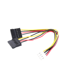 Cable Doble de Corriente SATA / Compatible con DVR´s epcom y HIKVISION / 15 cm de Longitud