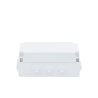 Caja de derivación de PVC Auto-extinguible con 12 entradas, tapa atornillada, 300x220x120 MM, Para Exterior (IP55)