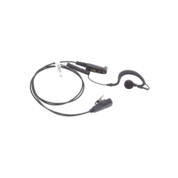 Micrófono de Solapa con Audífono Ajustable al oído Para Radios TE320 / TE390 / HYT TC610P/TC780 