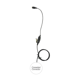 Micrófono de 1 cable serie LOC para Hytera PD606 / X1p / X1e / Z1p