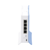 (hAP lite TC) 4 Puertos Fast Ethernet, Wi-Fi 2.4 GHz 802.11 b/g/n y base tipo Torre