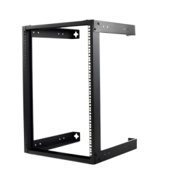 Rack Abierto de montaje en Pared, de 19in, 16 unidades de rack