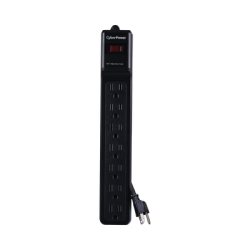 Multicontacto Con Supresor de Picos, Voltaje de Entrada 125 Vca NEMA 5-15P, Con 7 Salidas NEMA 5-15R, 1500 Joules