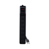Multicontacto Con Supresor de Picos, Voltaje de Entrada 125 Vca NEMA 5-15P, Con 7 Salidas NEMA 5-15R, 1500 Joules