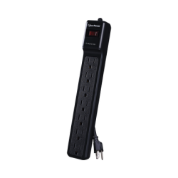 Multicontacto Con Supresor de Picos, Voltaje de Entrada 125 Vca NEMA 5-15P, Con 7 Salidas NEMA 5-15R, 1500 Joules