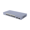 Switch PoE Administrable de 8 puertos Gigabit 802.3 af de 61.6 W y Controlador para 50 Puntos de Acceso Serie Neutron/EnTurbo.