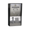Audioportero Telefónico DKS Con Directorio / 100 Números Telefónicos / Control Para 2 Puertas / Gabinete Para Sobreponer / Marcación a 16 Digitos / Linea análoga o digital