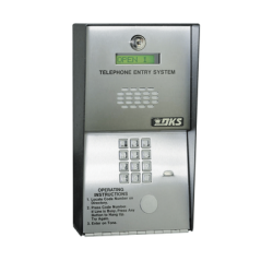 Audioportero Telefónico DKS Para 600 números Telefónicos / Control Para 2 Puertas / Gabinete Para Sobreponer/ Marcación a 16 Digitos / Linea Análoga o Digital
