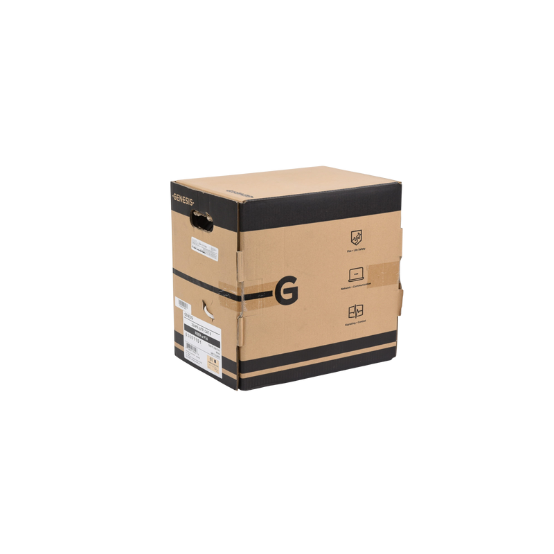 Bobina de Cable de 305 Metros UTP Cat6 Riser / Color Blanco / UL, CMR, Probado a 350 Mhz / Para Aplicaciones de CCTV, Redes de datos, IP megapixel, Control RS485