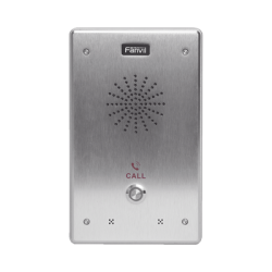 Intercomunicador IP, 2 líneas SIP, 2 relevadores con botón para llamada, anti-vandálico, IP65 e IK10, PoE