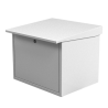 Gabinete para resguardo de baterías (hasta dos baterías PL110D12). Lámina Galvanizada.