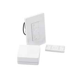 (Caseta Wireless) Kit Hub controlador, atenuador (dimmer), control y tapa.