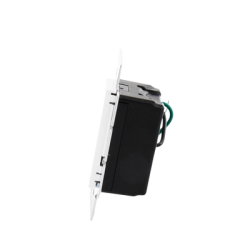 (Caseta Wireless) Atenuador de pared. Aumenta/Disminuye Intensidad de Iluminación.  No requiere cable neutro. 150W LED / 600W INC/HAL