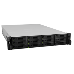 Unidad de Expansión Synology RX1217/RX1217RP | 12 Bahías de Disco | Compatible con SATA 3.5” y 2.5” | Expansión de Volumen en Línea | Fuentes de Alimentación Redundantes (RX1217RP) | Administración con