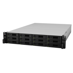 Unidad de Expansión Synology RX1217/RX1217RP | 12 Bahías de Disco | Compatible con RackStation 2U | Expansión de Volumen en Línea | Fuentes de Alimentación Redundantes (RX1217RP) | Administración DSM.