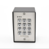 Teclado exterior/interior antivandálico, 3 relevadores, salida wiegand, 1200 usuarios