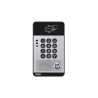 Audio Portero IP con 2 líneas SIP, relevador integrado, teclado numérico y lectora de tarjetas RFID para control de acceso, PoE