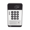 Audio Portero IP con 2 líneas SIP, relevador integrado, teclado numérico y lectora de tarjetas RFID para control de acceso, PoE