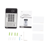 Audio Portero IP con 2 líneas SIP, relevador integrado, teclado numérico y lectora de tarjetas RFID para control de acceso, PoE