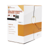 Bobina de cable de 152.5 Metros Cat6+ CALIBRE 23 ALTO DESEMPEÑO, super flexible, UL, color Azúl, para aplicaciones de video vigilancia, HD, y redes de datos. Uso interior.