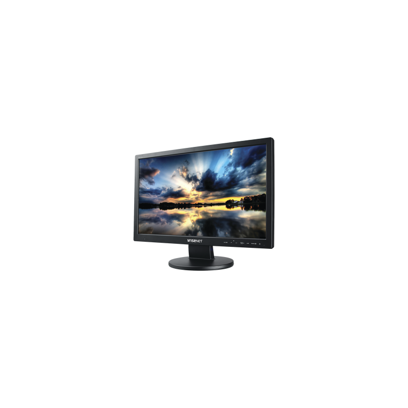 Monitor Profesional FULL HD LED de 22" con cristal templado ideal para Videovigilancia / Uso 24/7 / Resolución 1920x1080 / Entradas de video HDMI, VGA y BNC.