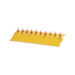 Picos poncha llantas autónomo / No requiere barrera vehicular / Para delimintar dirección de tráfico vehicular / Compatible con 1601-088 / Mide 90cm (3ft) / Fácil instalación de sobreponer