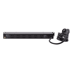 Protector Contra Picos de Voltaje Para Rack Con 6 Conectores NEMA 5-15R (Con Fusible)