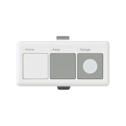 (RadioRA2) Control remoto para iluminación y puertas de garage, uso en visera de automóvil, integrelo con RRDVCRXWH