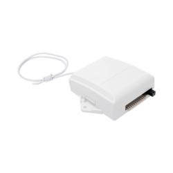 Receptor Universal con conexion directa al Keybus del panel de alarma con relevador auxiliar para abrir puertas de garage o aplicaciones de pulso momentaneo